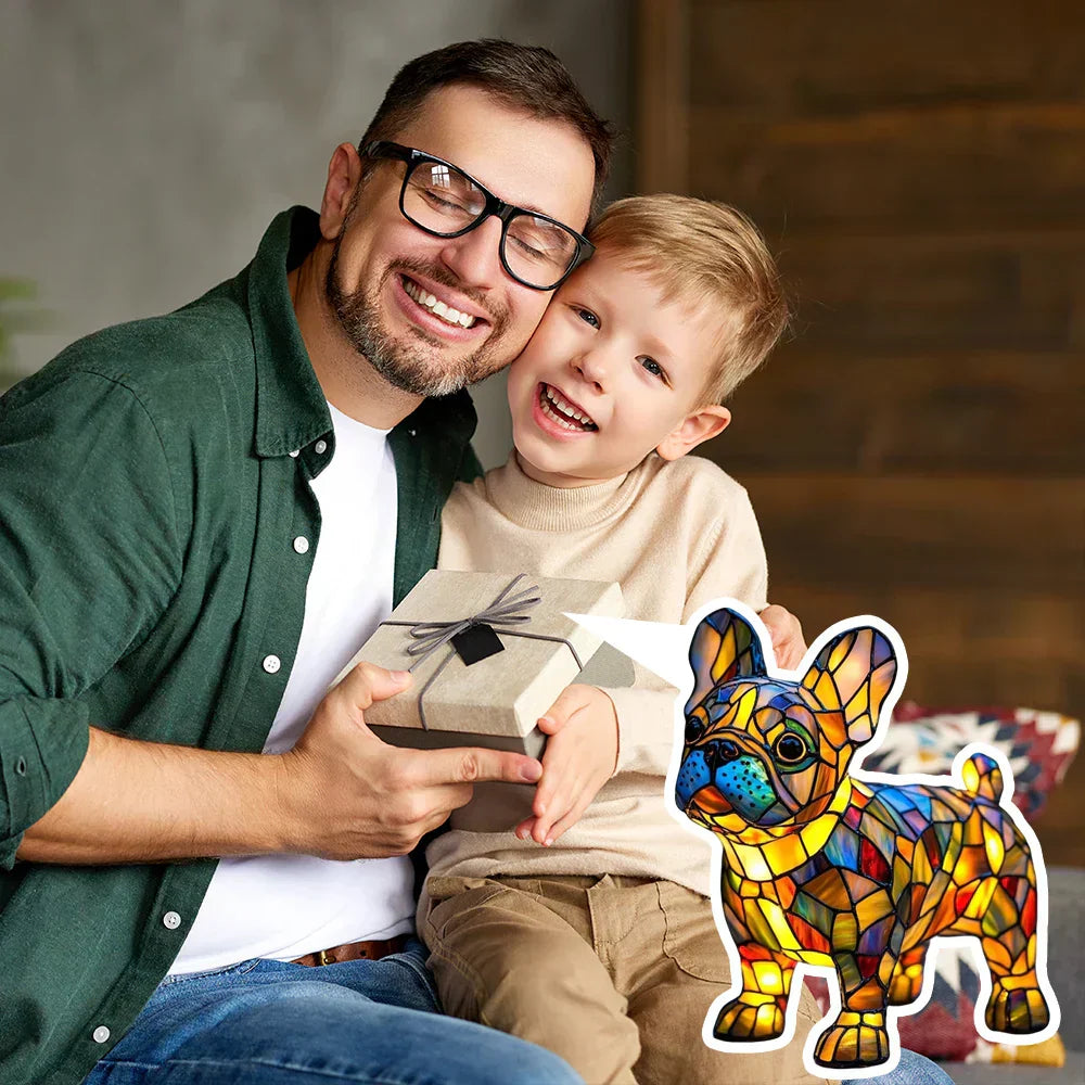 LumiPaw Leuchte | Handgemachte Hundelampe mit warmem LED Licht