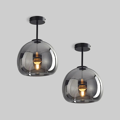 Corvéra Deckenleuchte | Kupferglas-Lampe im modernen Retro-Design