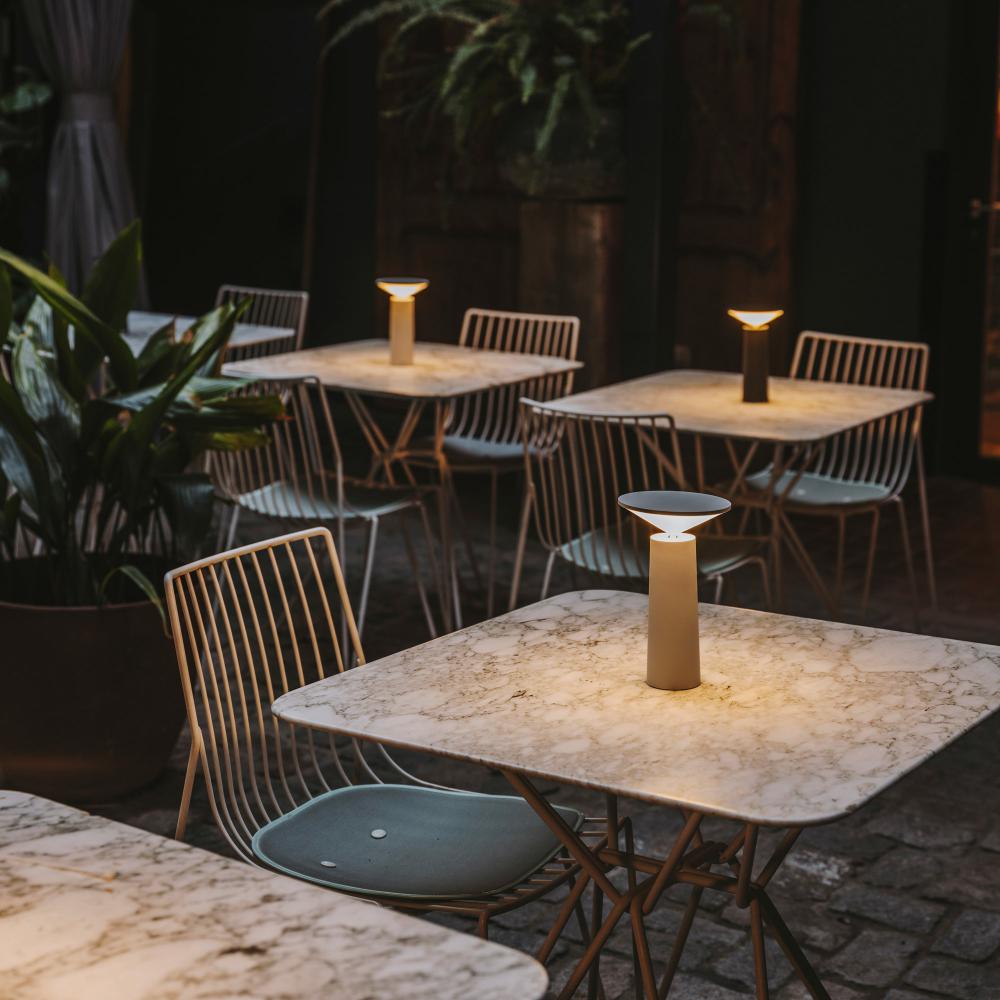 Luminex Flex Tischlampe | Dimmbares 360° LED Licht mit Akku