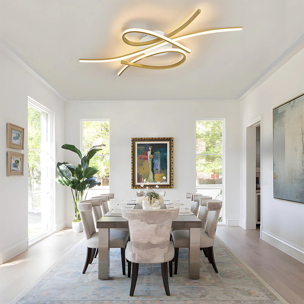 Melódia Deckenleuchte | Kreative LED-Lampe im Musiknoten-Design