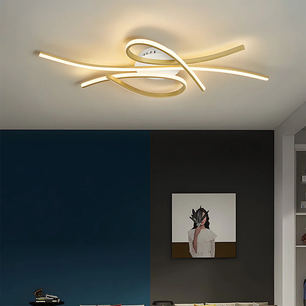 Melódia Deckenleuchte | Kreative LED-Lampe im Musiknoten-Design