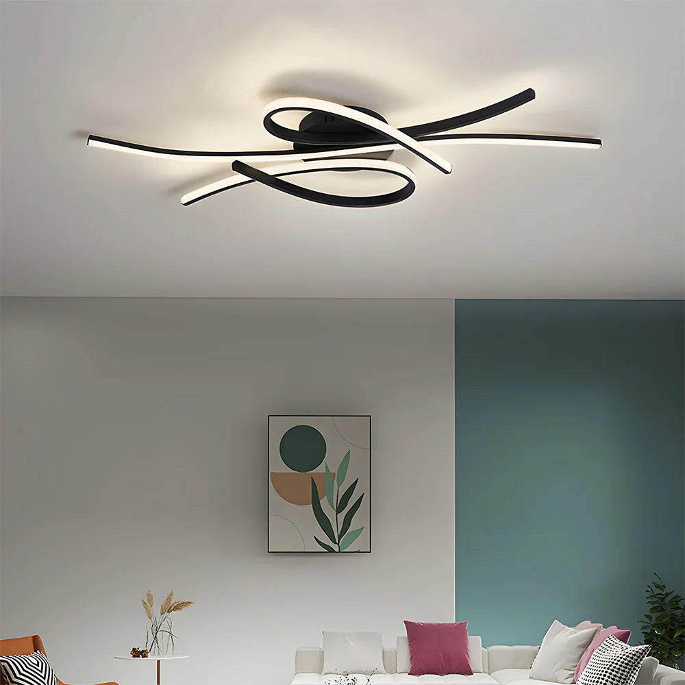 Melódia Deckenleuchte | Kreative LED-Lampe im Musiknoten-Design