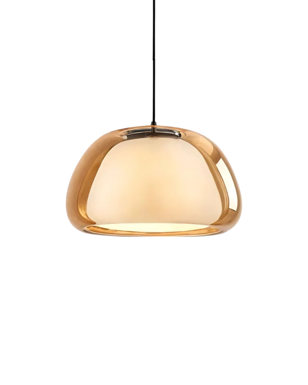 Calvéa Hängeleuchte | Pendellampe im modernen Glaskuppel-Design