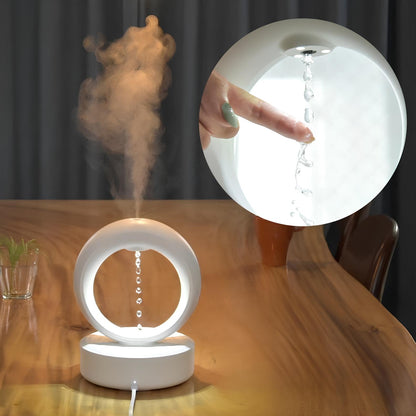 AeroMist Luftbefeuchter | Schwebender Aroma Diffusor mit LED Licht