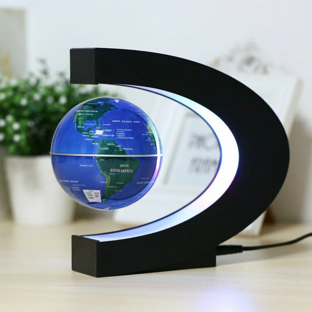 MagnoGlobe Schwebe Globus | Magnetischer LED Globus schwebend