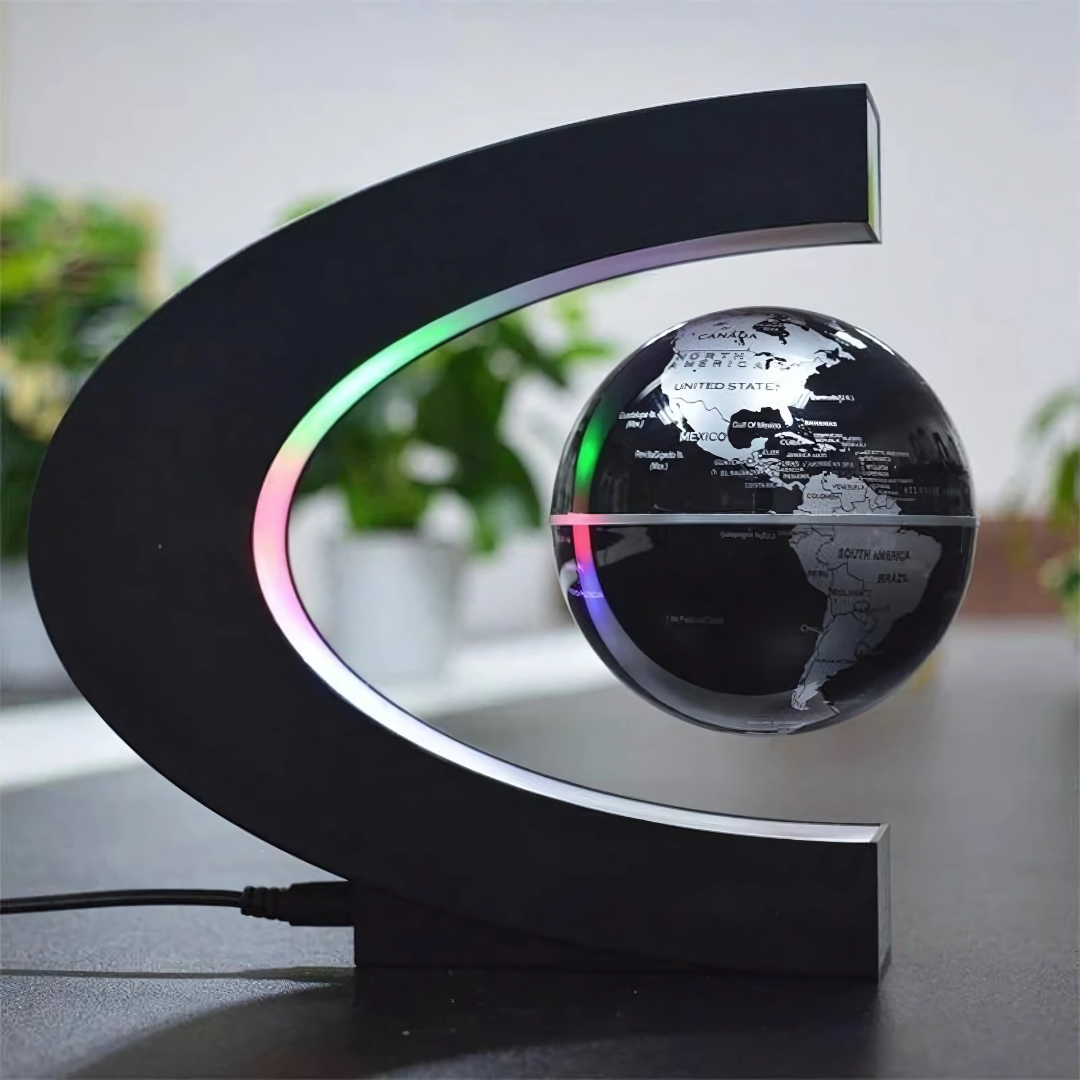 MagnoGlobe Schwebe Globus | Magnetischer LED Globus schwebend