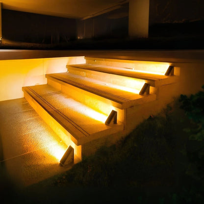 SolarStair Licht | LED Solar Treppenlampe für Außenbereich