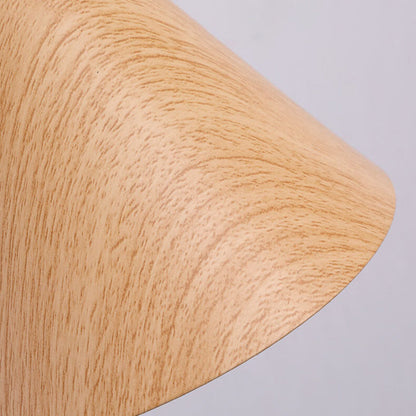 Applique Murale Korysse | Douille E27 Bras Pivotant | Fer Aspect Bois Nordique