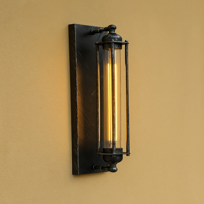 Arden Noir Wandlampe | Vintage LED Wandleuchte aus Gusseisen
