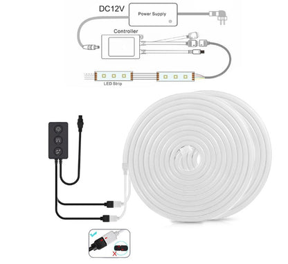 Luméno Lichtband | Neon-Seil-LED mit App-Steuerung