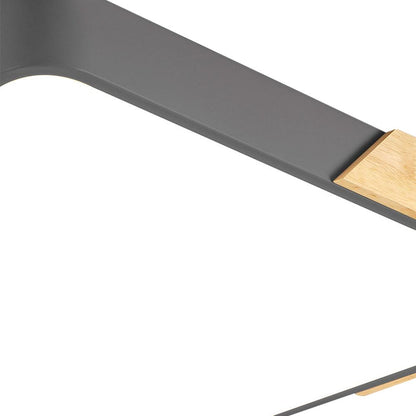 Plafonnier Terynox | LED Dimmable 15–100% 3000K–6000K | Bois-Métal Ultra Plat