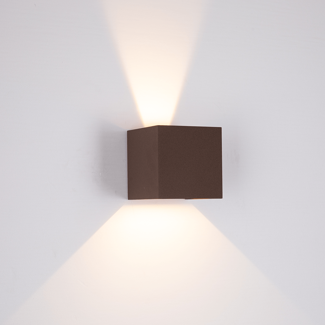 Applique Murale Kyroven | LED 6W 2700K Dimmable | IP54 Filaire / Batterie à Volets 4 Directions