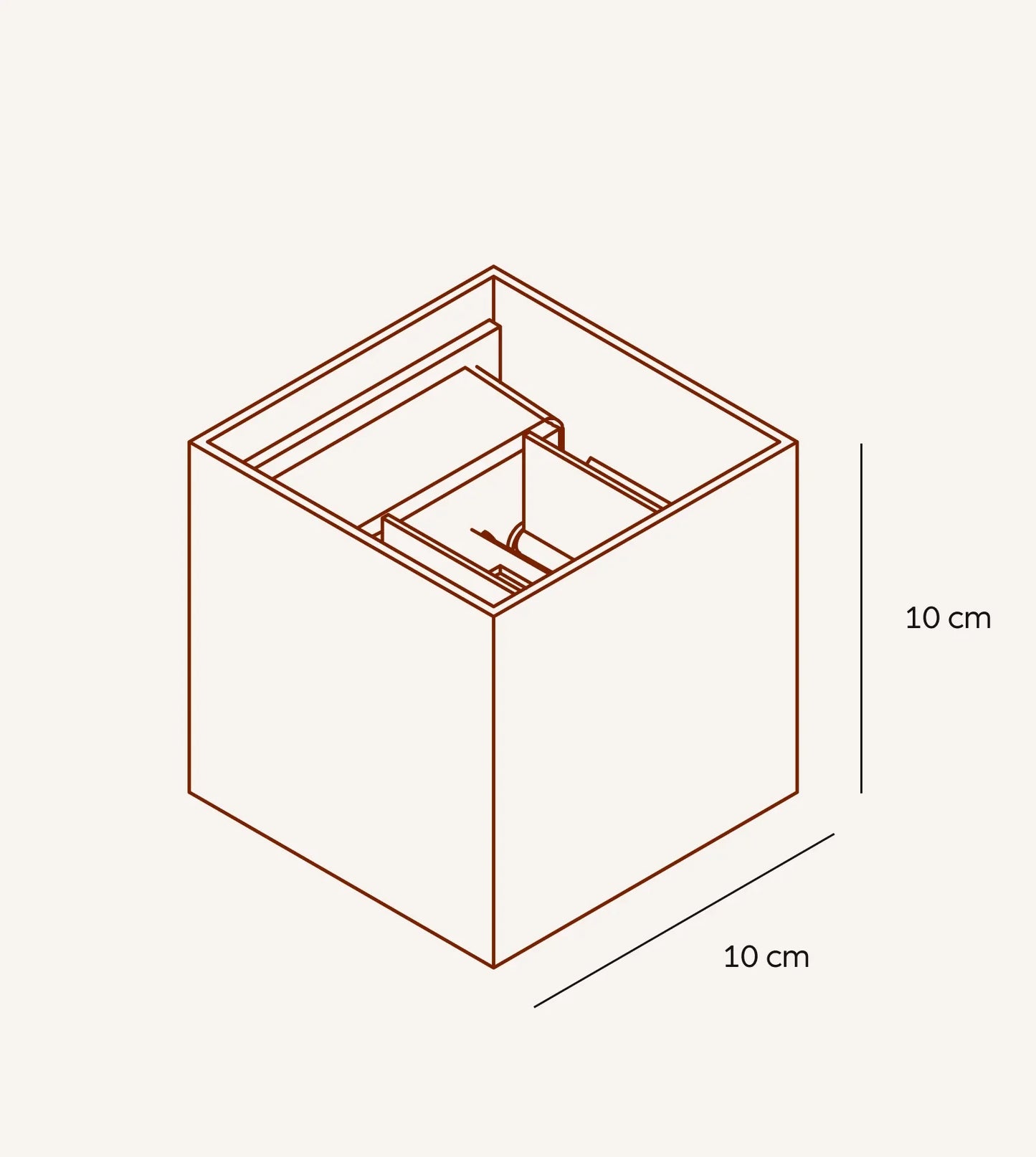 Applique Murale Kyroven | LED 6W 2700K Dimmable | IP54 Filaire / Batterie à Volets 4 Directions