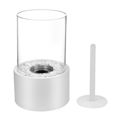 Flammory Öllampe | Rustikale Deko Lampe für Wohnzimmer