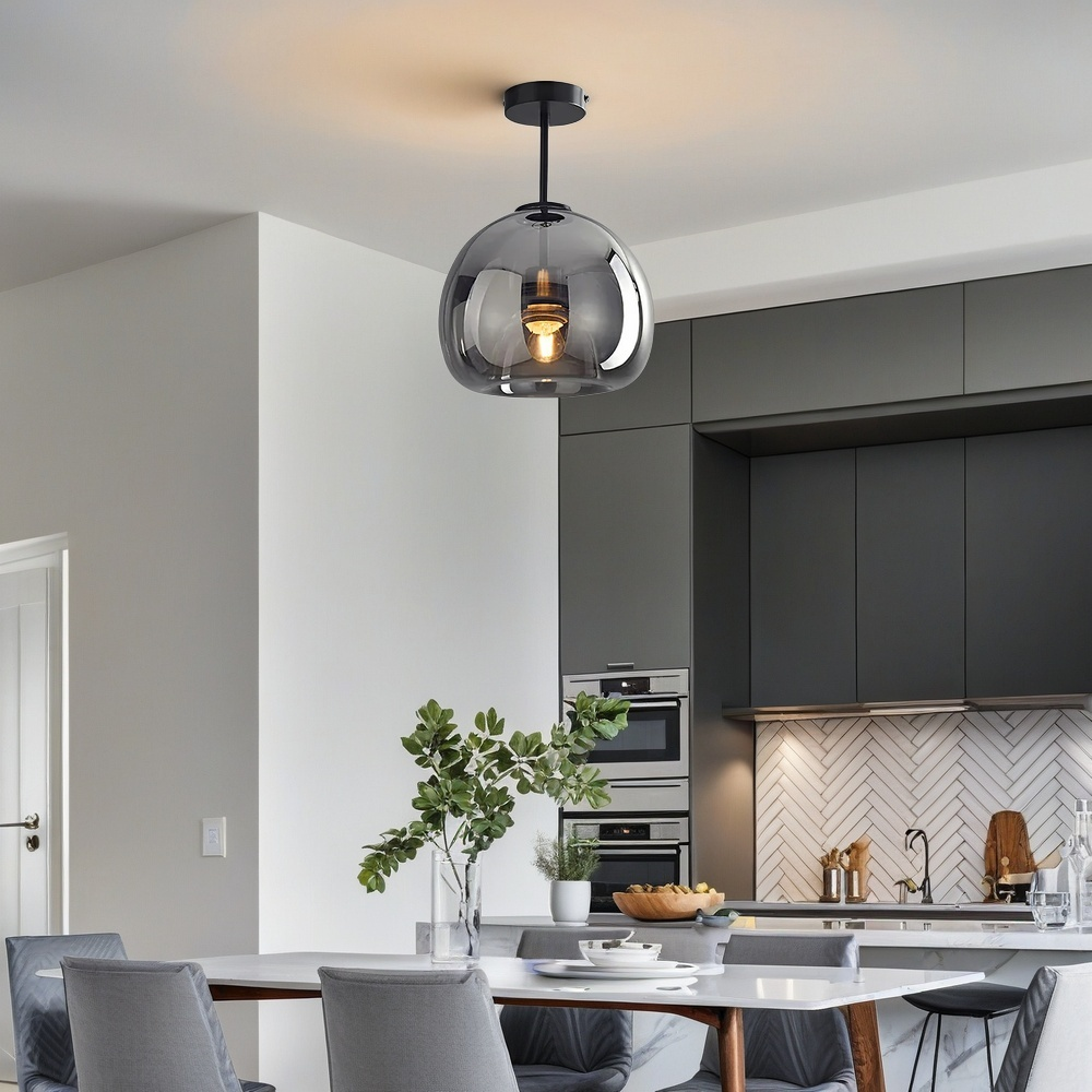 Corvéra Deckenleuchte | Kupferglas-Lampe im modernen Retro-Design