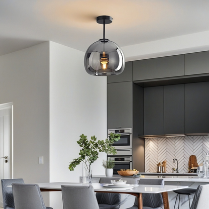 Corvéra Deckenleuchte | Kupferglas-Lampe im modernen Retro-Design