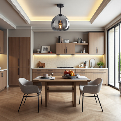 Corvéra Deckenleuchte | Kupferglas-Lampe im modernen Retro-Design