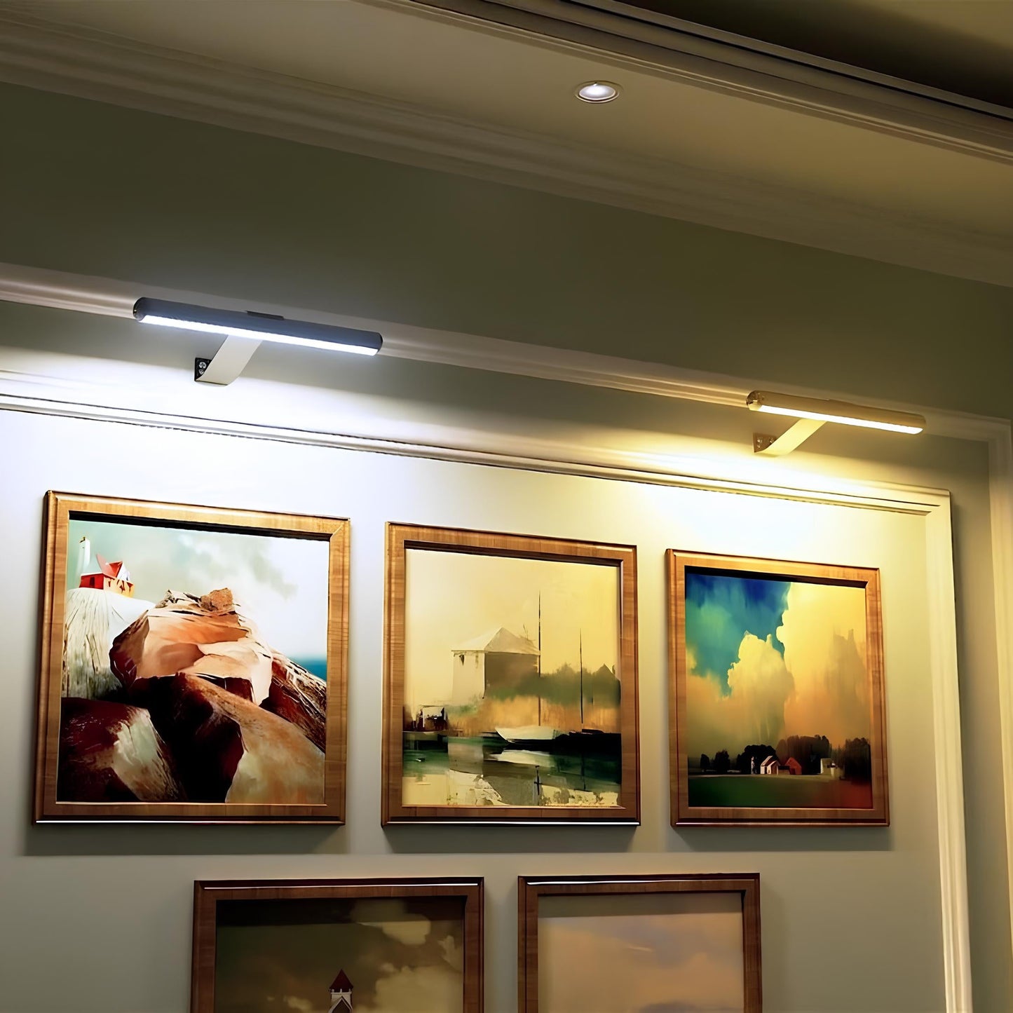 ArtLume Bilderleuchte | Kabellose LED Wandleuchte mit Fernbedienung