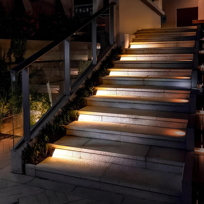 SolarStair Licht | LED Solar Treppenlampe für Außenbereich