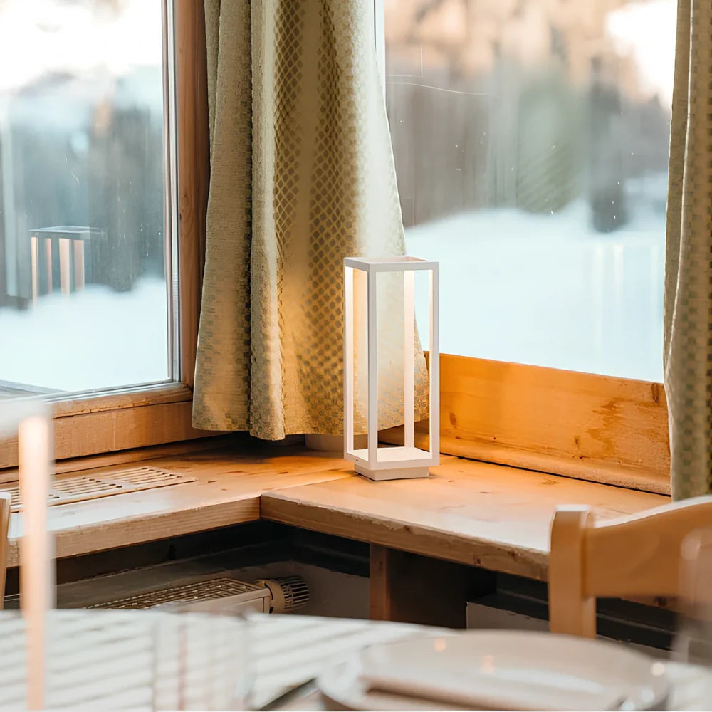 Ardessa Laterne | Kabellose dimmbare LED Designlaterne aus Aluminium