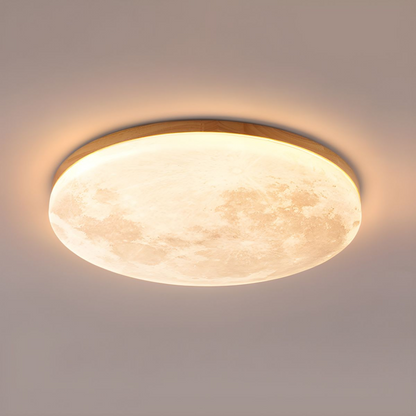 Olivéra Deckenleuchte | Runde Mond LED-Lampe
