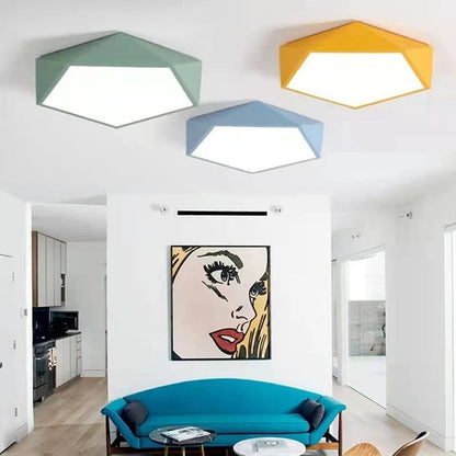 Plafonnier Veylora | LED Dimmable CCT Télécommande | Métal & PVC
