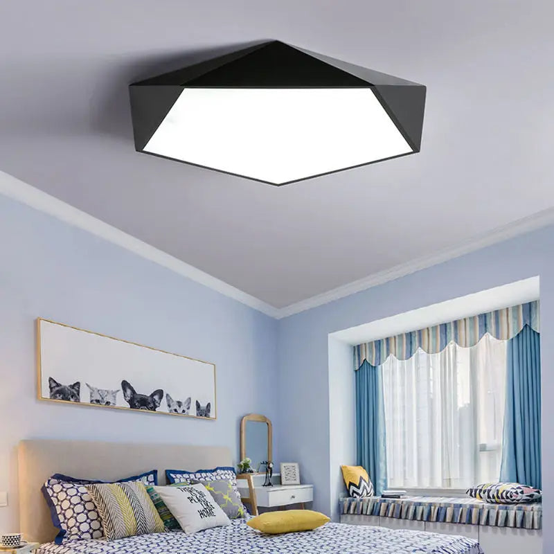 Plafonnier Veylora | LED Dimmable CCT Télécommande | Métal & PVC