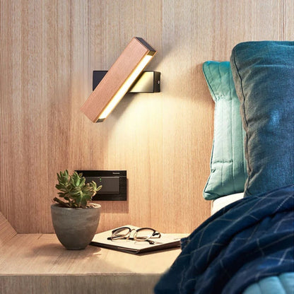 Ardélya Wandleuchte | Moderne LED-Lampe mit Holz-Design