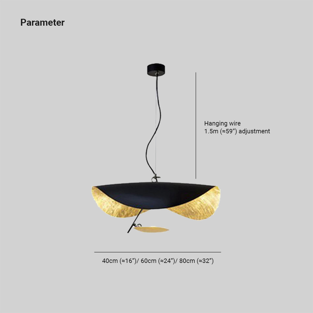 Plafonnier Velthorin | LED SMD IP20 110–240V | Métal Torsadé Bicolore Noir/Blanc + Or