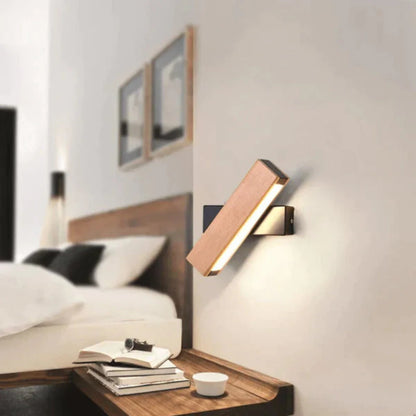 Ardélya Wandleuchte | Moderne LED-Lampe mit Holz-Design