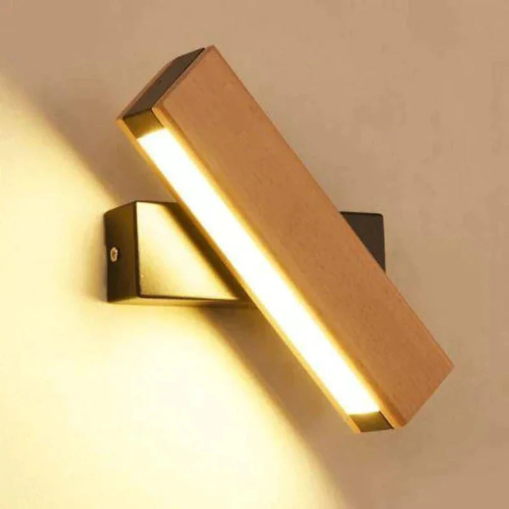 Ardélya Wandleuchte | Moderne LED-Lampe mit Holz-Design