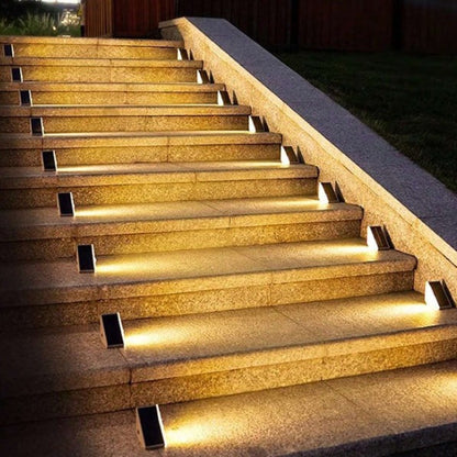 SolarStair Licht | LED Solar Treppenlampe für Außenbereich