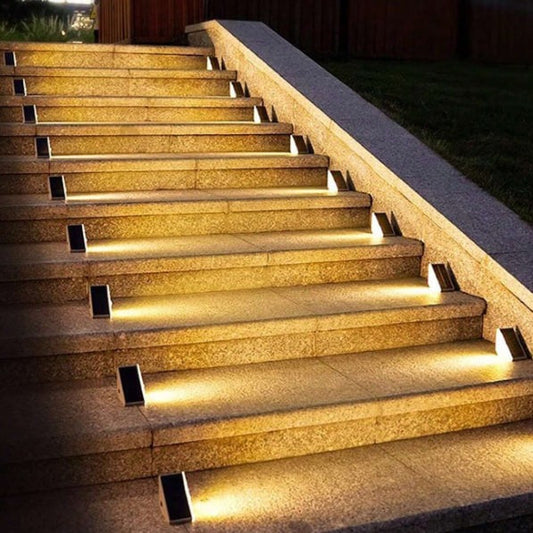 SolarStair Licht | LED Solar Treppenlampe für Außenbereich