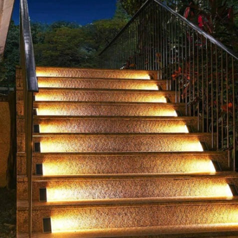 SolarStair Licht | LED Solar Treppenlampe für Außenbereich