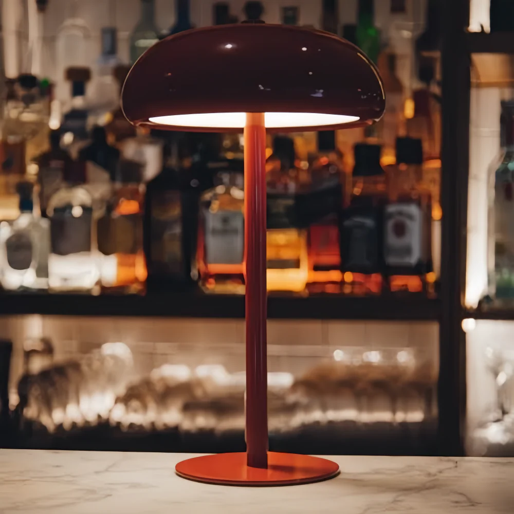 Auralite Tischlampe | Wiederaufladbare Retro LED Lampe mit Touch Funktion