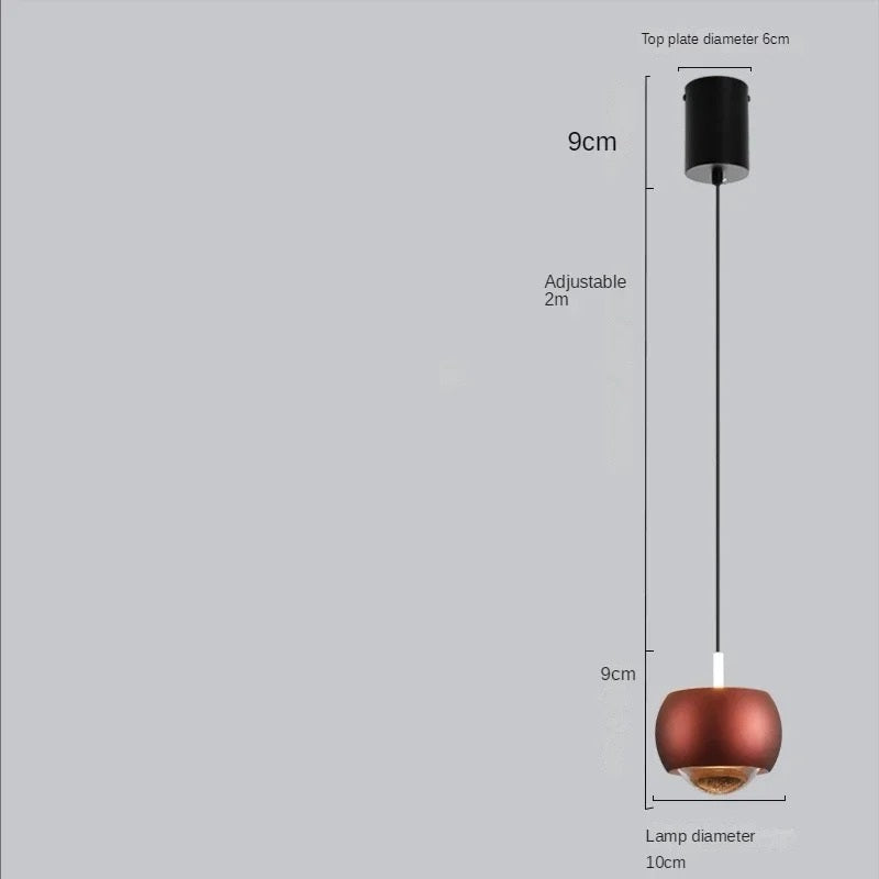Suspension Nyrelis | LED Dimmable Câble 200 cm | Aluminium & Acrylique