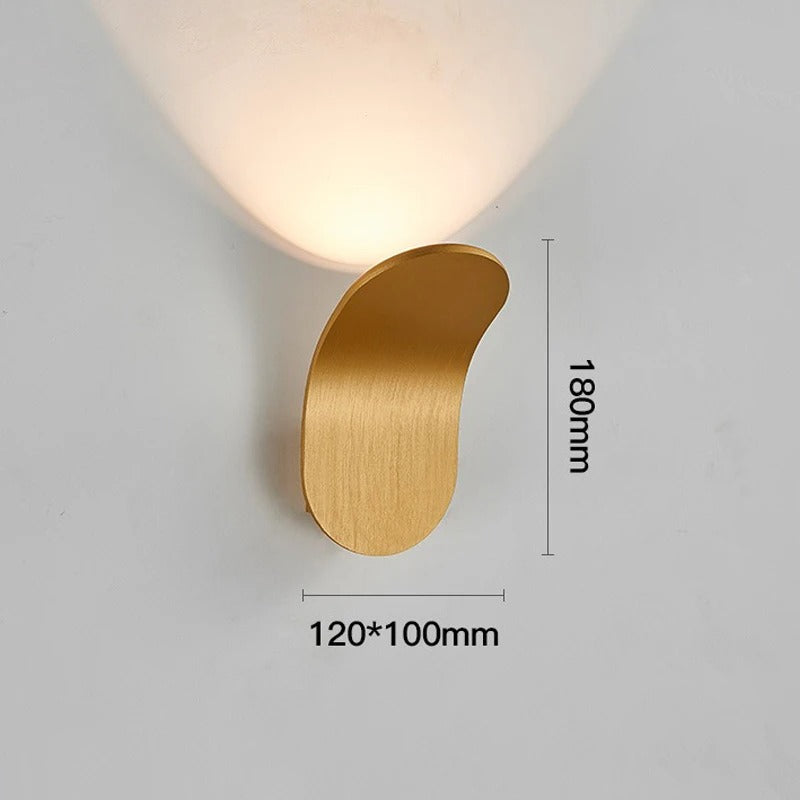 Applique Murale Elyssor | LED 3000K IP20 110–240V | Aluminium Brossé Minimaliste