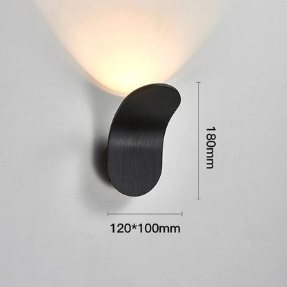 Applique Murale Elyssor | LED 3000K IP20 110–240V | Aluminium Brossé Minimaliste