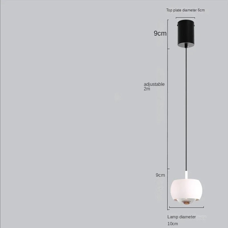 Suspension Nyrelis | LED Dimmable Câble 200 cm | Aluminium & Acrylique