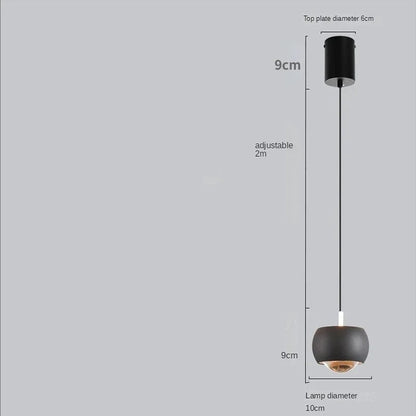Suspension Nyrelis | LED Dimmable Câble 200 cm | Aluminium & Acrylique