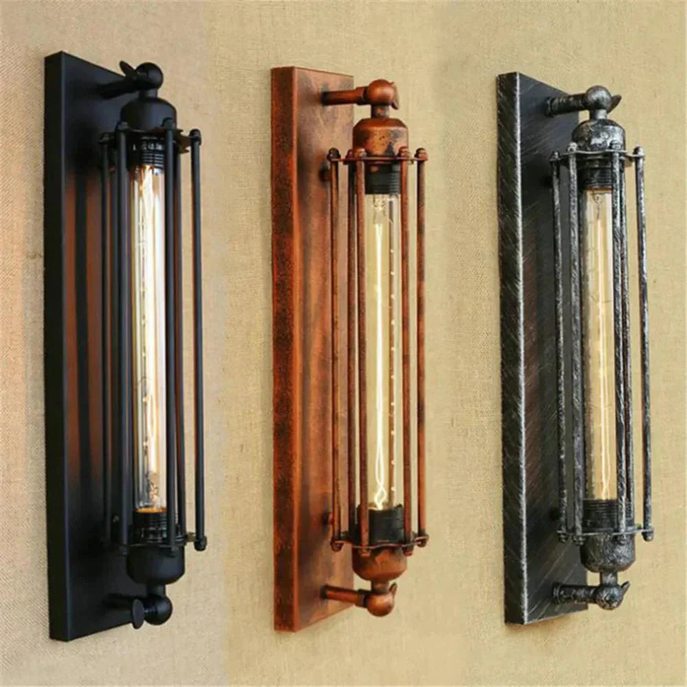 Arden Noir Wandlampe | Vintage LED Wandleuchte aus Gusseisen