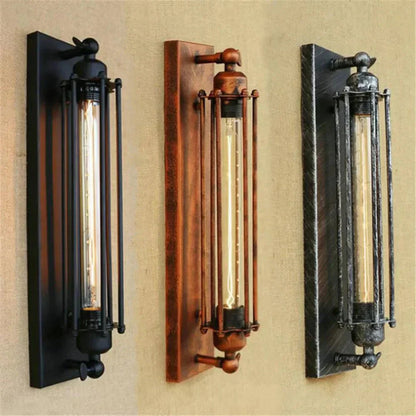 Arden Noir Wandlampe | Vintage LED Wandleuchte aus Gusseisen