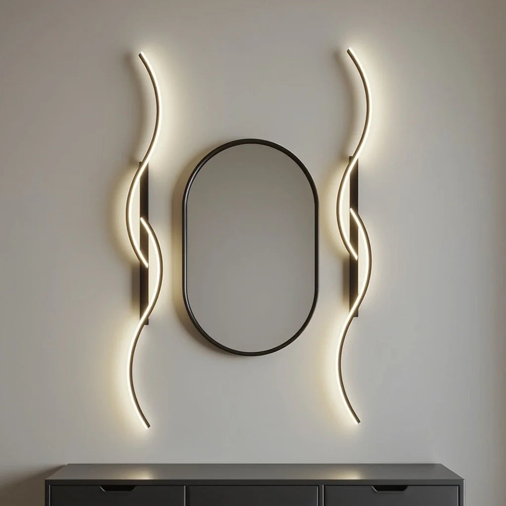 Applique Murale Ondévia | LED 13–22W 3000K/6000K + 3 CCT | Aluminium & Silicone